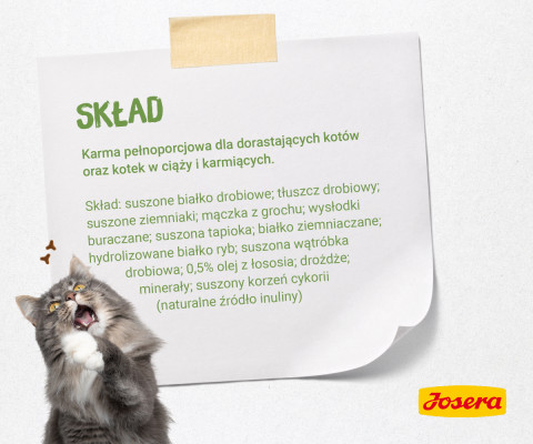 JOSERA Kitten grainfree - sucha karma dla kota - 400g - Galeria zdjęcie 5