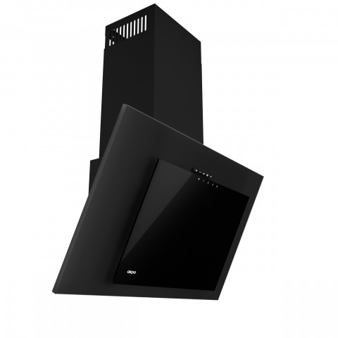 Okap AKPO WK-4 NERO 2.0 60 CZARNY T300 Liniowy LED/Siłownik - Galeria zdjęcie 7