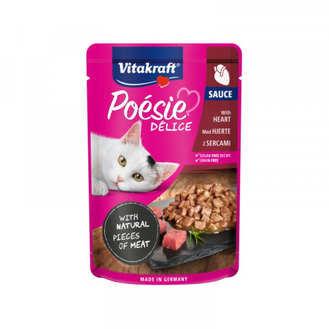 VITAKRAFT POESIE DELICE serca - mokra karma dla kota - 85 g - Galeria zdjęcie 1