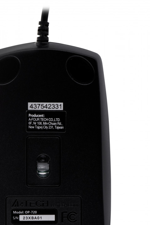 Mysz A4-Tech OP-720 Czarna , USB - Galeria zdjęcie 4