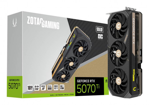 Karta graficzna ZOTAC GAMING GeForce RTX 5070 Ti 16GB SOLID OC (ZT-B50710J-10P) - Galeria zdjęcie 8