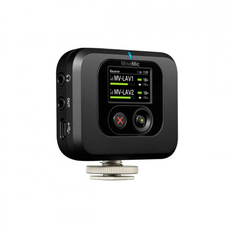 Shure MV-R-Z6 - Odbiornik nakamerowy MoveMic na zimną stopkę - Galeria zdjęcie 1