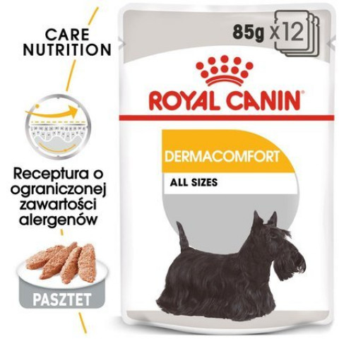 Royal Canin CCN MINI Dermacomfort 3kg + mokra karma, 12x85g - Galeria zdjęcie 3