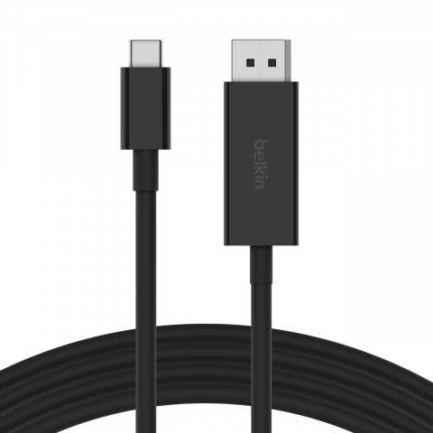 Kabel Belkin Connect USB-C to DisplayPort 1.4 Cable 2m Black - Galeria zdjęcie 1