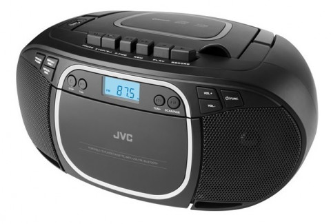 Radioodtwarzacz JVC RC-E451B Boombox black - Galeria zdjęcie 1