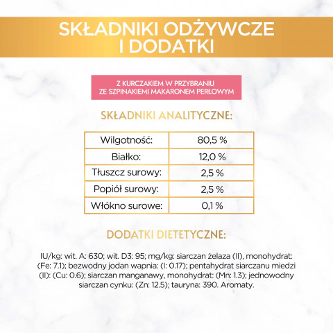 GOURMET A la Carte Kurczak, Pstrąg, Wołowina, Rdzawiec - mokra karma dla kota - 4 x 85g - Galeria zdjęcie 16