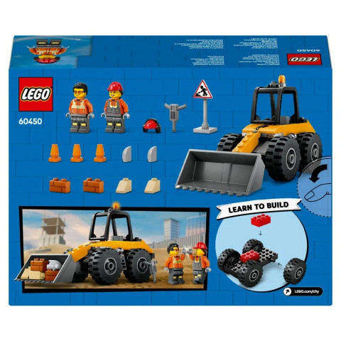 LEGO CITY 60450 Żółta ładowarka kołowa - Galeria zdjęcie 4