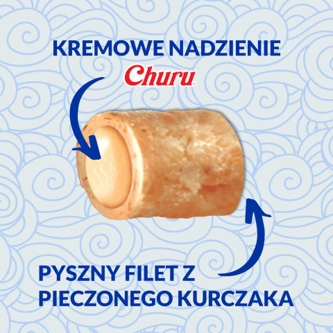 INABA Churu Bites Kurczak z tuńczykiem i łososiem - przysmak dla kota - 3x10 g - Galeria zdjęcie 4