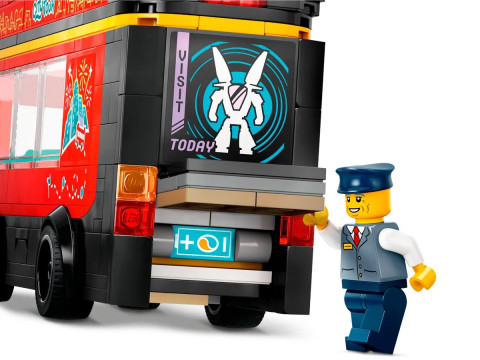 LEGO City 60407 Czerwony, piętrowy autokar - Galeria zdjęcie 6