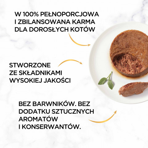 GOURMET GOLD królik - mokra karma dla kota - 12x85 g - Galeria zdjęcie 4