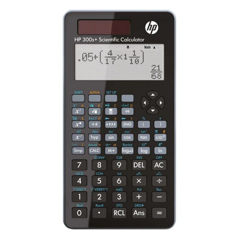 HP Kalkulator naukowy biurowy HP 300SPLUS/INT BX, 315 funkcji, 155x84x20mm, czarny - Galeria zdjęcie 1