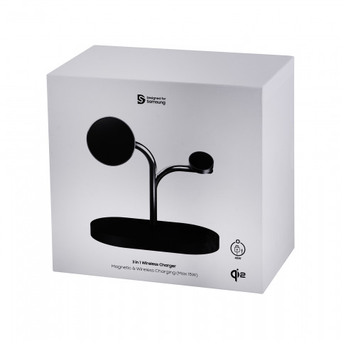 Samsung Universal Wireless Charger 3-in-1 (GP-PWU024WIABW) Czarny - Galeria zdjęcie 16