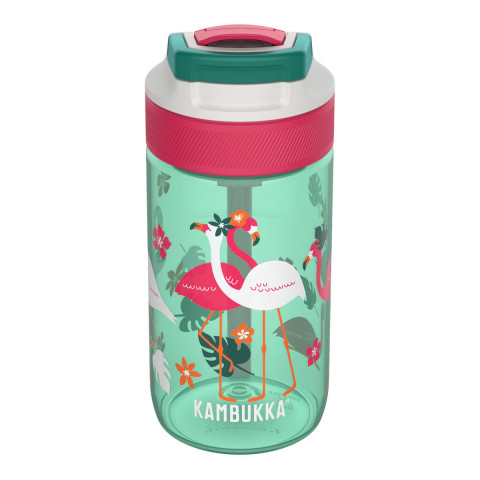 Kambukka butelka na wodę dla dziecka Lagoon 400ml Pink Flamingo - Galeria zdjęcie 1