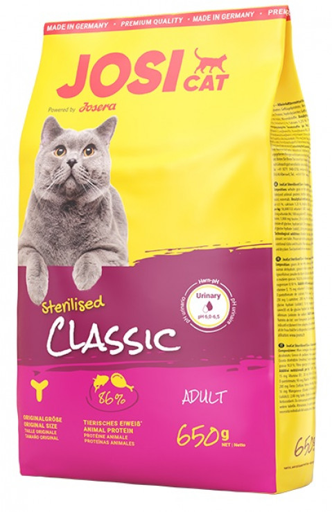 JOSERA JosiCat Sterilised Classic - sucha karma dla kota - 650 g - Galeria zdjęcie 1