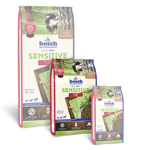 BOSCH Sensitive Lamb & Rice - karma dla psów z wrażliwym żołądkiem z jagnięciną i ryżem 3kg - Galeria zdjęcie 2