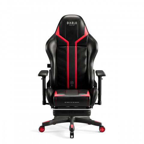 Fotel gamingowy DIABLO X-RAY normal fotel czarno-czerwony - Galeria zdjęcie 2