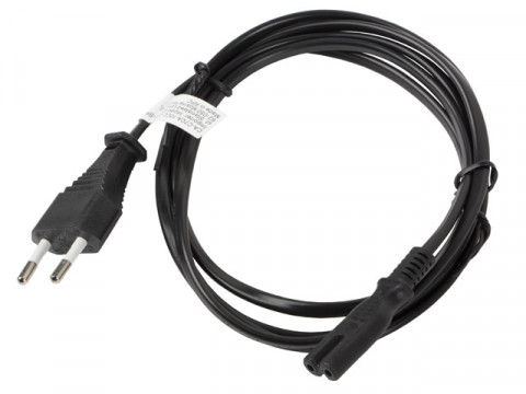 Lanberg kabel zasilający euro cee 7/16 -> c7 1.8m ca-c7ca-10cc-0018-bk - Galeria zdjęcie 4