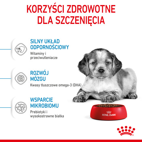 ROYAL CANIN SHN Medium Puppy - sucha karma dla szczeniąt - 4kg - Galeria zdjęcie 5