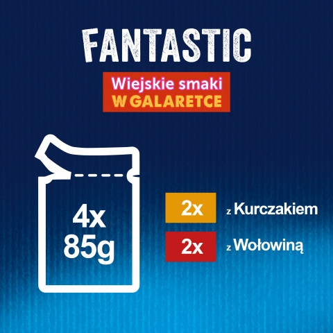 PURINA Felix Fantastic: wiejskie smaki - karma dla kota - 4 x 85g - Galeria zdjęcie 9