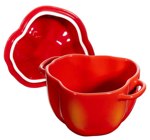 Mini Cocotte okrągły papryka STAUB 40500-325-0 - czerwony 470 ml - Galeria zdjęcie 2