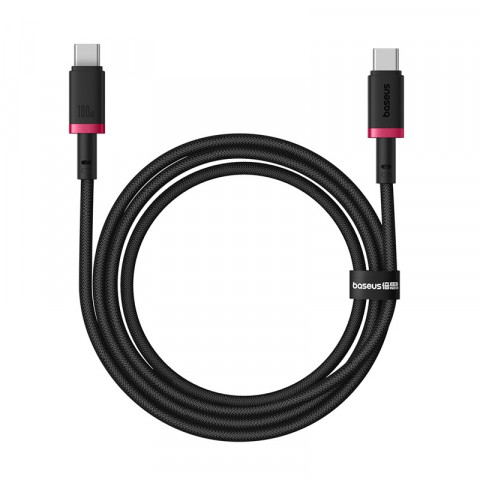 Kabel Baseus Dura Typ C-Typ C 100W 1m (czerwono-czarny) - Galeria zdjęcie 1