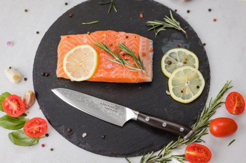 Nóż szefa kuchni Chef Kohersen Elegance Ebony Wood 21,6cm - Galeria zdjęcie 13