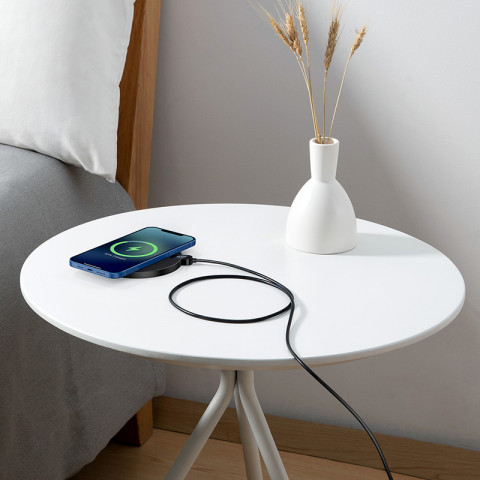 BASEUS ŁADOWARKA INDUKCYJNA LED 15W (CZARNA) - Galeria zdjęcie 9