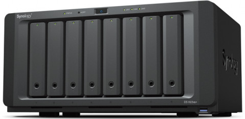 NAS Synology DS1823xs+; Tower; 8x (3.5" SATA HDD/2.5" SATA SSD); AMD Ryzen V1780B, 8 GB DDR4 ECC SODIMM (max. 32GB), 2x 1GbE RJ-45, 1x 10GbE RJ-45 - Galeria zdjęcie 1