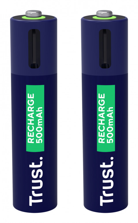 Baterie AAA Trust USB-C RECHARGEABLE BATTERIES 2P (25585) - Galeria zdjęcie 4
