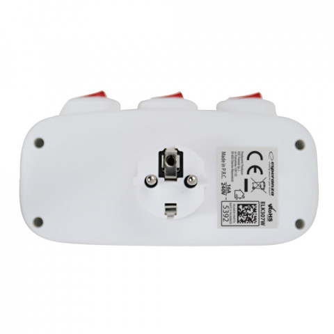 ESPERANZA ROZGAŁĘŹNIK ELEKTR. 3 GN. BIAŁY ELK307W - Galeria zdjęcie 4