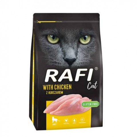 DOLINA NOTECI Rafi Cat z kurczak - sucha karma dla kota - 7 kg - Galeria zdjęcie 1
