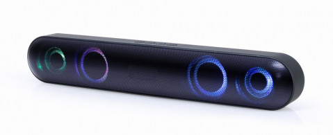 GEMBIRD GŁOŚNIK SOUNDBAR 2X 5W BT, CZARNY - Galeria zdjęcie 6