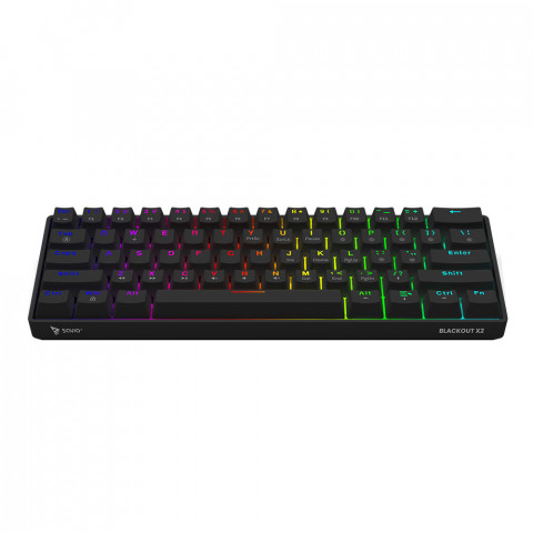 SAVIO KLAWIATURA MECHANICZNA BLACKOUT X2 RED - Galeria zdjęcie 2