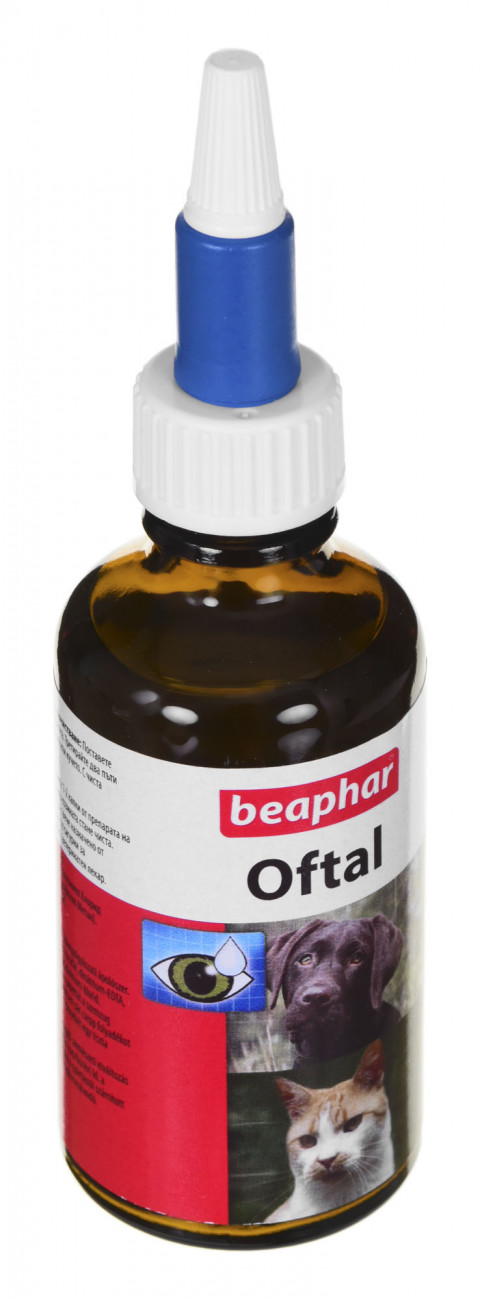 BEAPHAR Oftal - krople do pielęgnacji oczu dla psa i kota - 50ml - Galeria zdjęcie 2