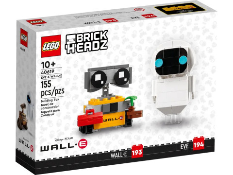 LEGO 40619 BrickHeadz EWA i WALL-E - Galeria zdjęcie 1