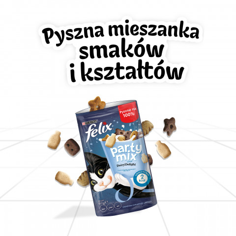 FELIX Party Mix Dairy Delight - przysmak dla kota - 60 g - Galeria zdjęcie 5