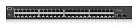 Switch Zyxel GS1900-48HP 50p PoE (PoE+: 24;) 170W Managed Gigabit - Galeria zdjęcie 1