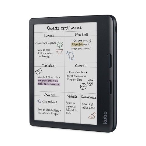 Czytnik e-booków Kobo Libra Colour 7" E-Ink Kaleido 3 32GB WI-FI Black - Galeria zdjęcie 2