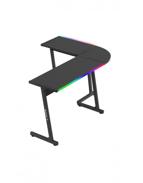 Biurko gamingowe Huzaro Hero 6.0 Black RGB - Galeria zdjęcie 1
