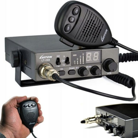 CB Radio LUITON LT-298 ASQ 12V/24V z wtykiem do zapalniczki - Galeria zdjęcie 1