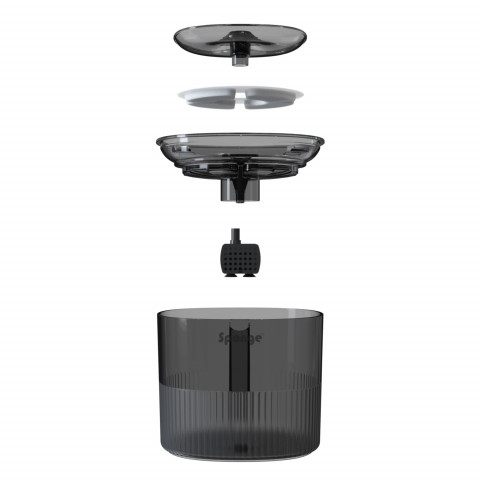 SPONGE Pet Fountain - automatyczne poidełko dla zwierząt - 1,8l - Galeria zdjęcie 5