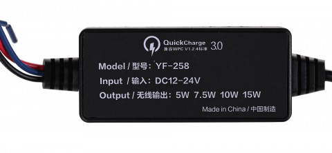 Uchwyt na telefon i ładowarka indukcyjna FreedConn MC29 15W + USB - Galeria zdjęcie 15