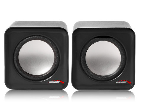 AUDIOCORE GŁOŚNIKI KOMPUTEROWE 6W USB BLACK AC870B - Galeria zdjęcie 2