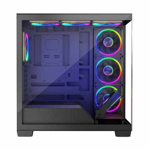 MODECOM OBUDOWA VOLCANO STELLAR ARGB MIDI 8F BLACK - Galeria zdjęcie 9