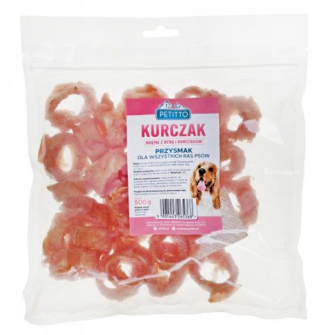 PETITTO Krążki z rybą i kurczakiem - przysmak dla psa - 500 g - Galeria zdjęcie 5