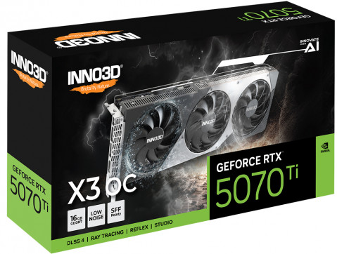 Karta graficzna INNO3D GeForce RTX 5070 Ti X3 OC (N507T316D7X176068N) - Galeria zdjęcie 2