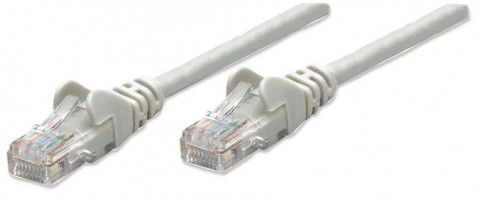 INTELLINET PATCH CORD CAT6 UTP 0,5M SZARY 100% MIE - Galeria zdjęcie 1