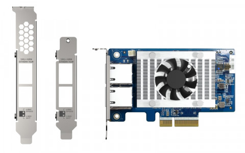 Qnap QXG-10G2T-X710, 2x 10GbE RJ-45, Intel X710, PCIe Gen3 x4 - Galeria zdjęcie 1