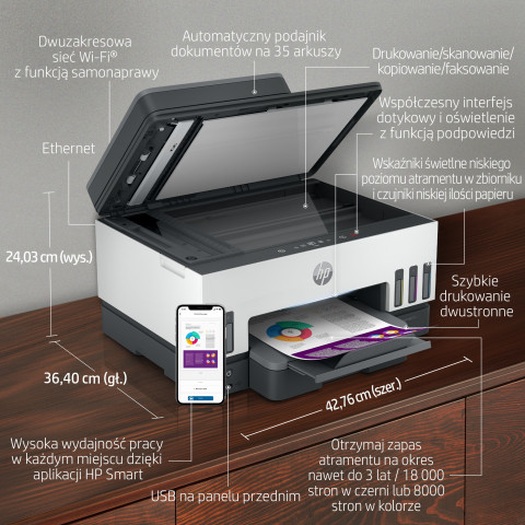 Urządzenie wielofunkcyjne HP Smart Tank 790 4WF66A - Galeria zdjęcie 13