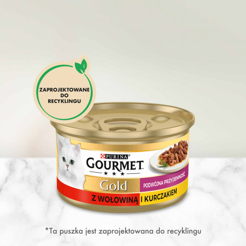 Gourmet Gold MIX SMAKÓW MIĘSNYCH - mokra karma dla kota - 24x85 g - Galeria zdjęcie 20
